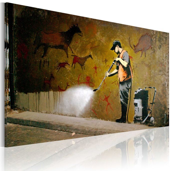 Tableau Blanchiment des Caves Lascaux (Banksy) - Photo n°1