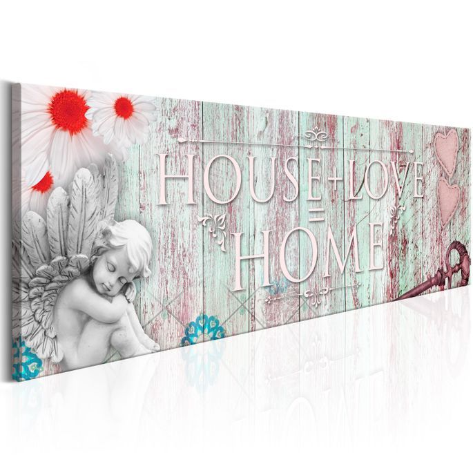 Tableau Home: House + Love - Photo n°1