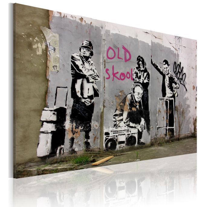 Tableau Old school (Banksy) - Photo n°1