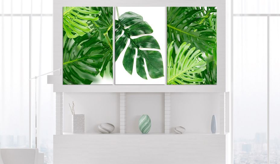 Tableau Palm Leaves (3 Parts) - Photo n°2