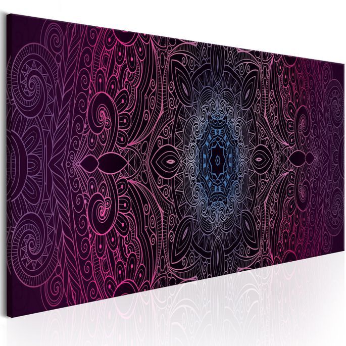Tableau Purple Mandala - Photo n°1