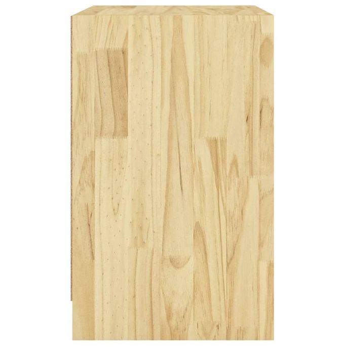Tables de chevet 2 pcs 40x31x50 cm Bois de pin massif - Photo n°7