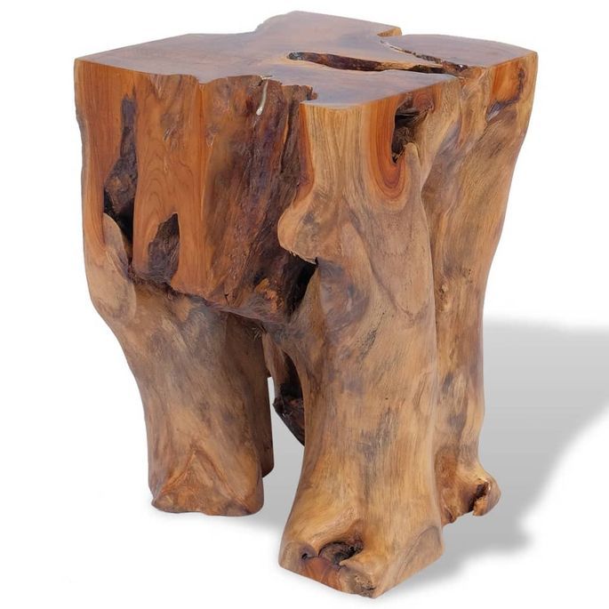 Tabouret Bois de teck massif - Photo n°3