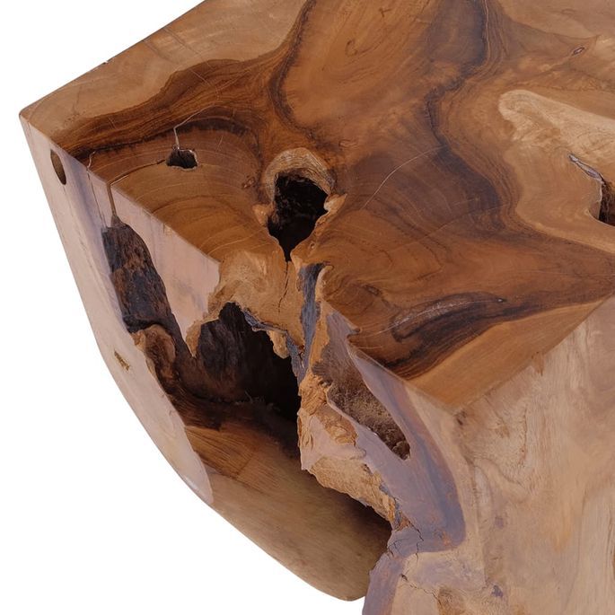 Tabouret Bois de teck massif - Photo n°12