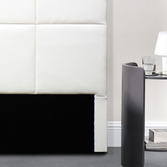 Tête de lit avec oreilles Noir 83x23x78/88 cm Velours | Leroy Merlin