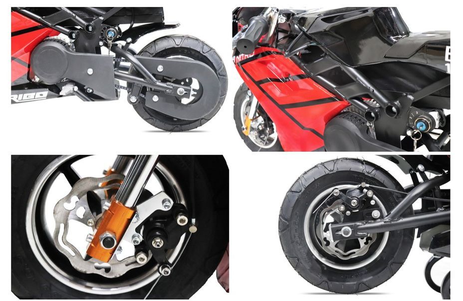 Tribo 1060W orange Moto de course électrique - Photo n°4