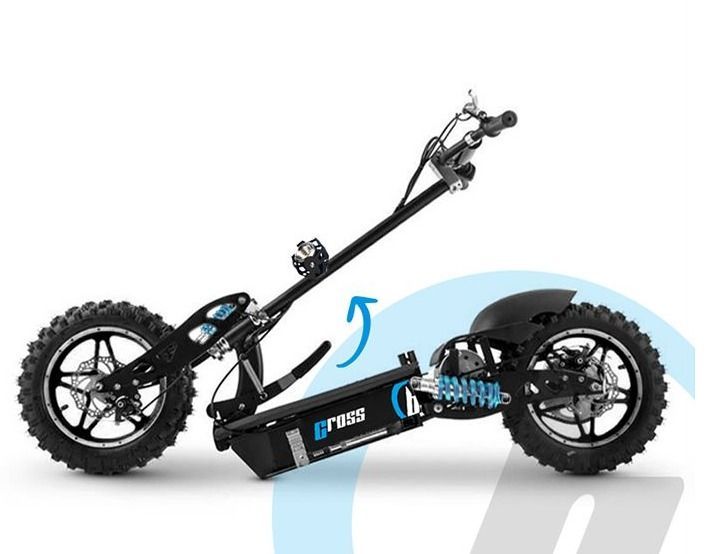 BEEPER - Trottinette Electrique Cavalier Tout terrain CROSS Avec Siège