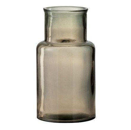 Vase verre marron clair Cintee H 28 cm - Photo n°1