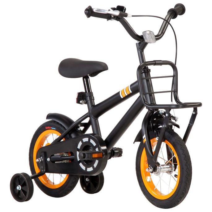 Vélo pour enfant orange et noir 12 pouces Crossy - Photo n°1