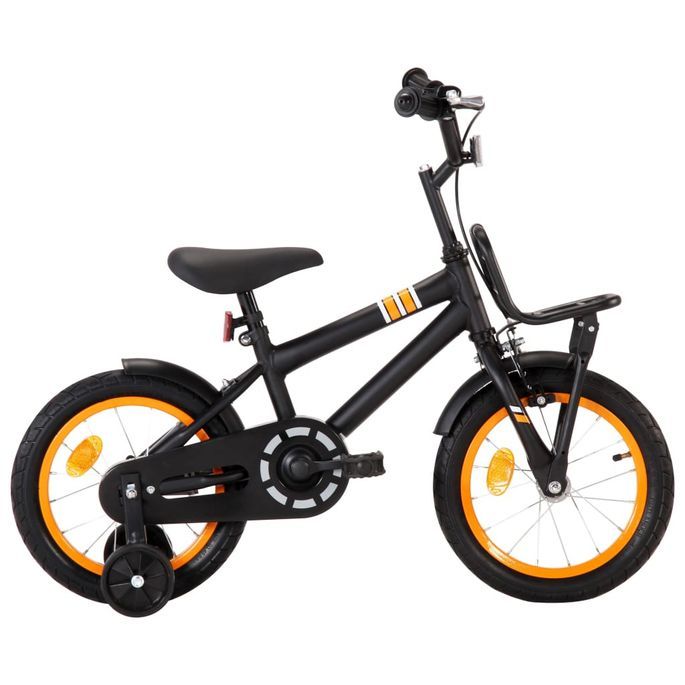 Vélo pour enfant orange et noir 12 pouces Crossy - Photo n°3