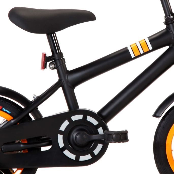 Vélo pour enfant orange et noir 12 pouces Crossy - Photo n°5