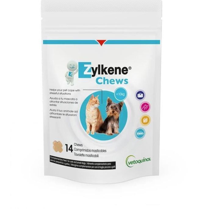 VETOQUINOL Complément Zylkene Chew - 75 mg - 14 bouchées - Pour Chien - Photo n°1
