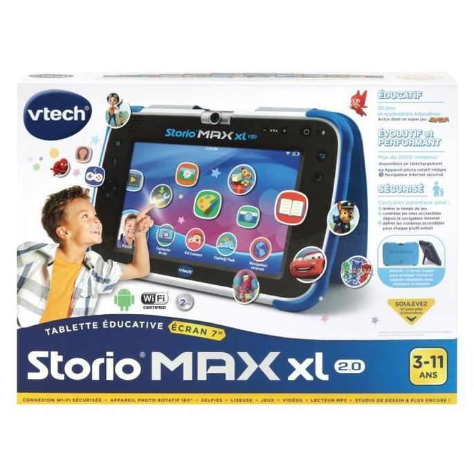 VTECH - Console Storio Max XL 2.0 7 Bleue - Tablette Éducative Enfant 7 Pouces - Photo n°3