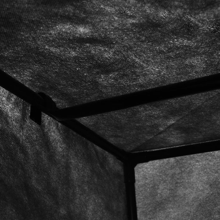 2 pcs Garde-robes Noir 75x50x160 cm - Photo n°2