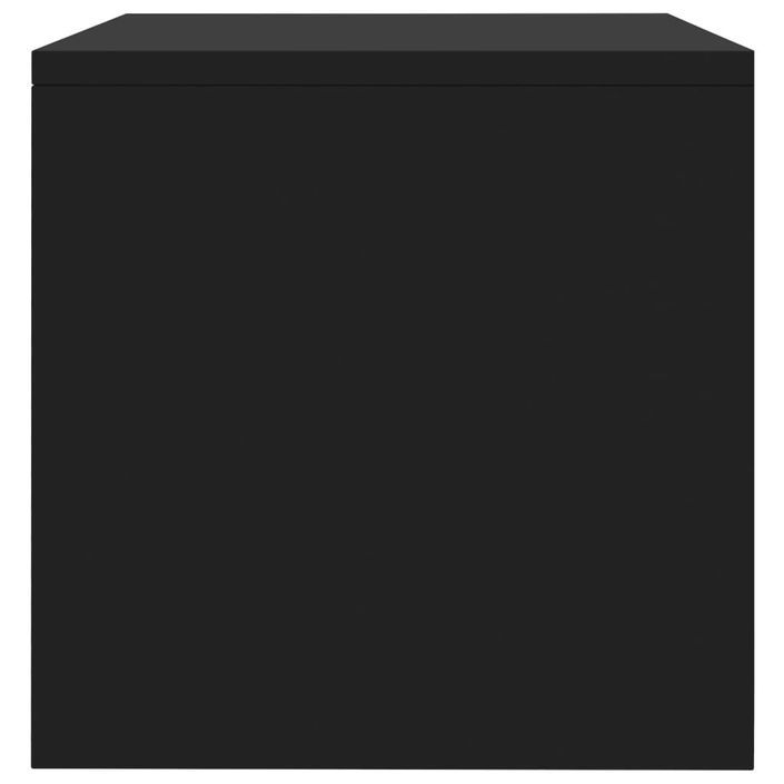 2 pcs Tables de chevet Noir 40 x 30 x 30 cm - Photo n°6