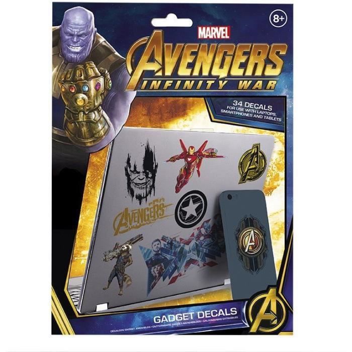 34 autocollants Marvel - Avengers: Infinity War - Photo n°2