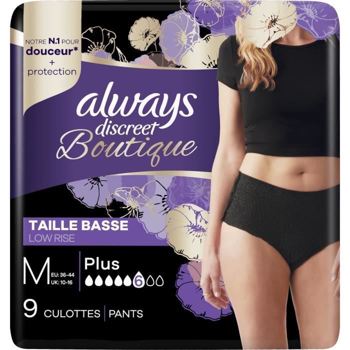 ALWAYS DISCREET Culottes pour fuites urinaires Taille basse - Photo n°2