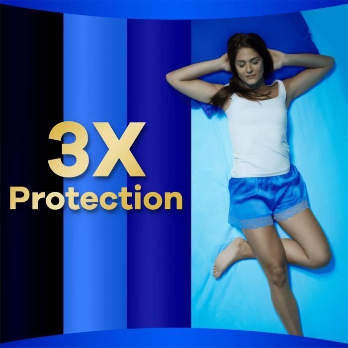 ALWAYS Ultra Serviette Hygiénique Secure Night Extra Taille 5 avec ailettes x16 - Photo n°6