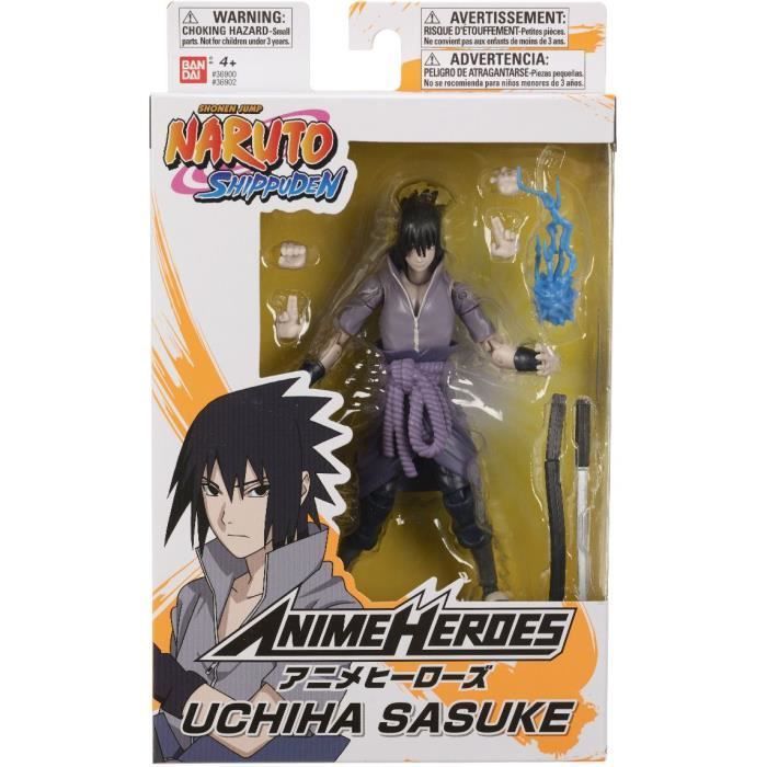 Anime Heroes - Naruto Shippuden - Figurine Anime heroes 17 cm - Sasuke Uchiwa - Photo n°2
