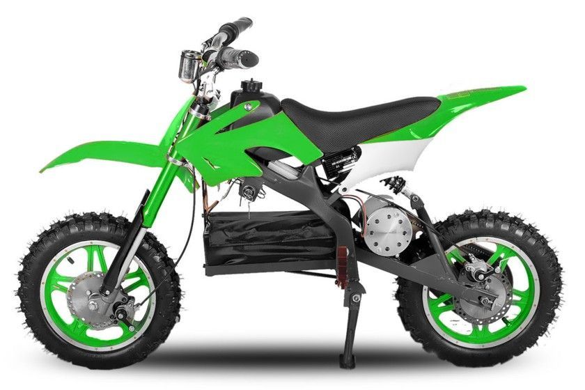 Moto cross enfant 800W vert 10/10 pouces Speedo - Photo n°1