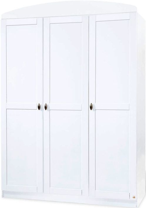 Armoire 3 portes bois blanc Laura - Photo n°1
