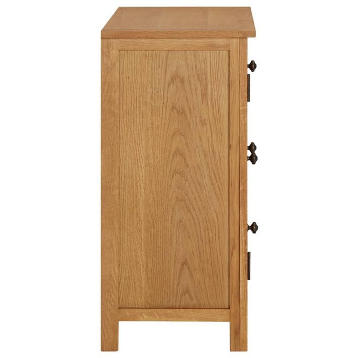 Armoire 70x35x75 cm Bois de chêne massif 2 - Photo n°5