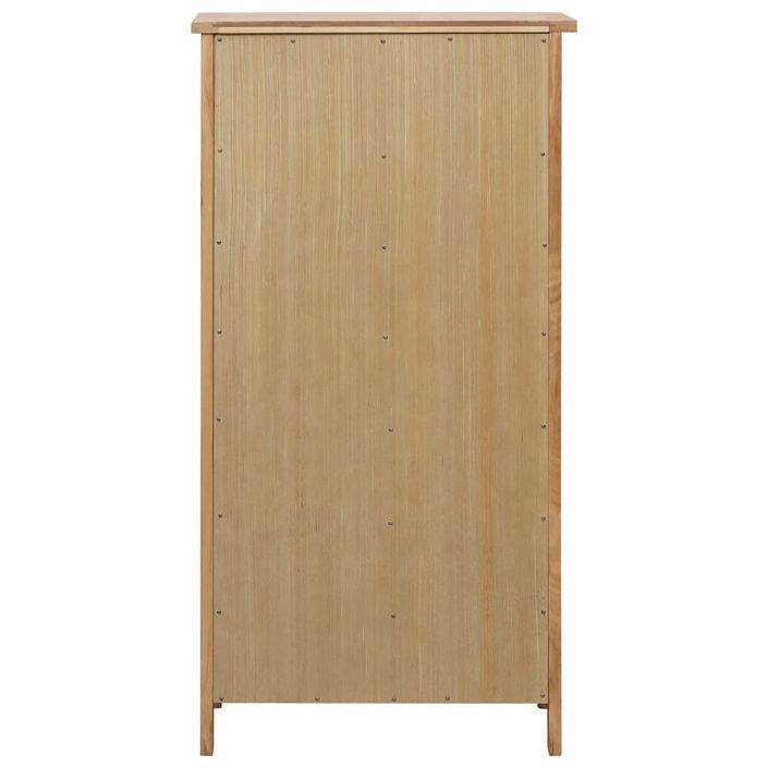 Armoire à chaussures 76x37x105 cm Bois de chêne solide 2 - Photo n°6