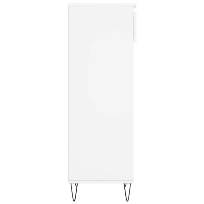 Armoire à chaussures Blanc 40x36x105 cm Bois d'ingénierie - Photo n°7