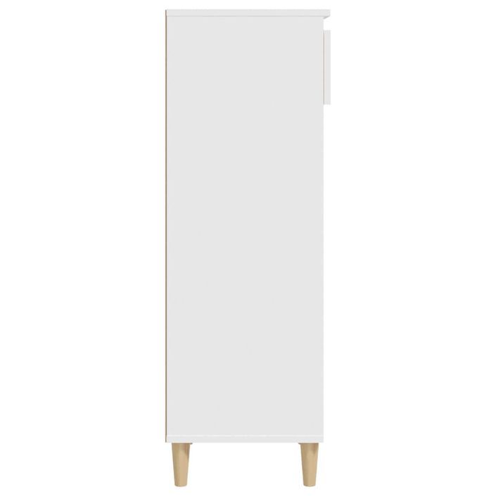 Armoire à chaussures Blanc 40x36x105 cm Bois d'ingénierie - Photo n°5