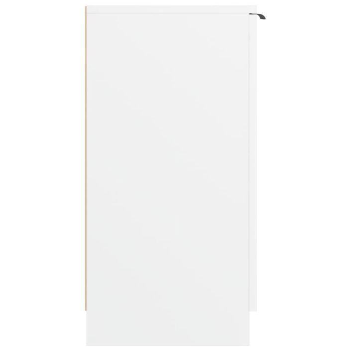 Armoire à chaussures Blanc 59x35x70 cm Bois d'ingénierie - Photo n°4