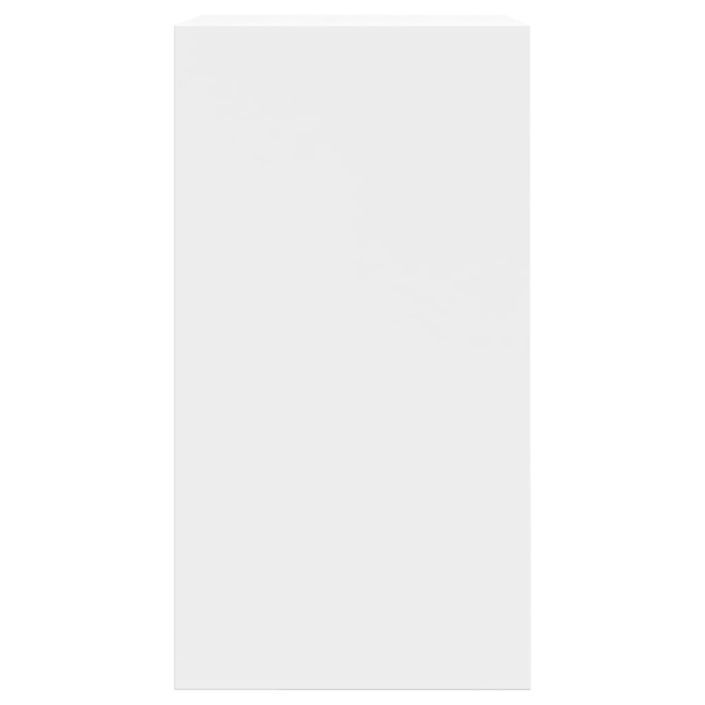 Armoire à chaussures blanc 60x34x63,5 cm bois d'ingénierie - Photo n°6