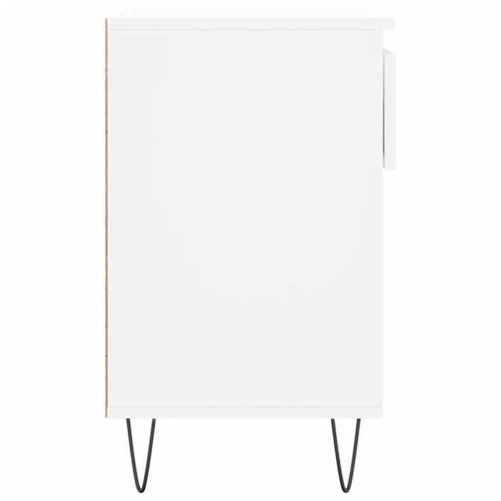 Armoire à chaussures Blanc 70x36x60 cm Bois d'ingénierie - Photo n°6