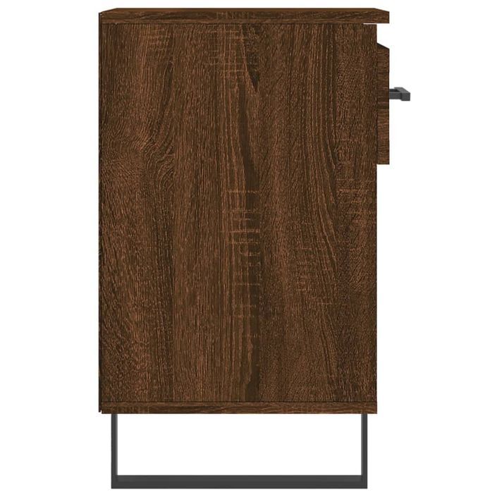 Armoire à chaussures Chêne marron 102x36x60cm Bois d'ingénierie - Photo n°7