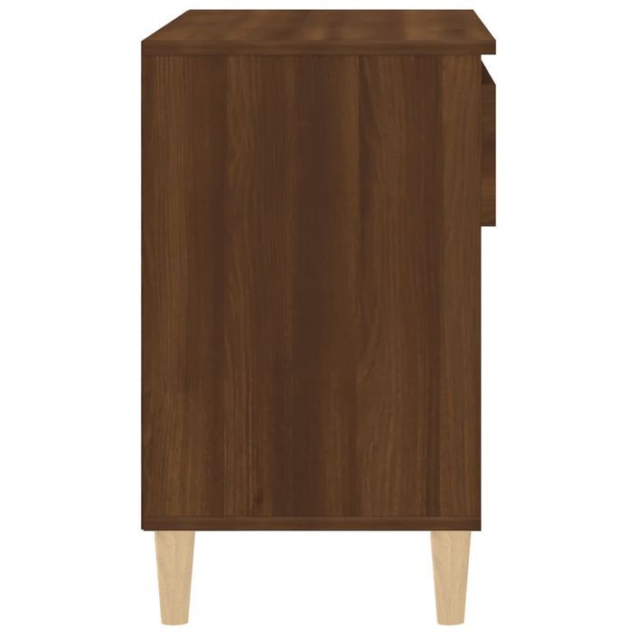 Armoire à chaussures Chêne marron 70x36x60 cm Bois d'ingénierie - Photo n°8