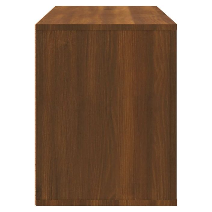 Armoire à chaussures Chêne marron 80x35x45 cm Bois d'ingénierie - Photo n°6