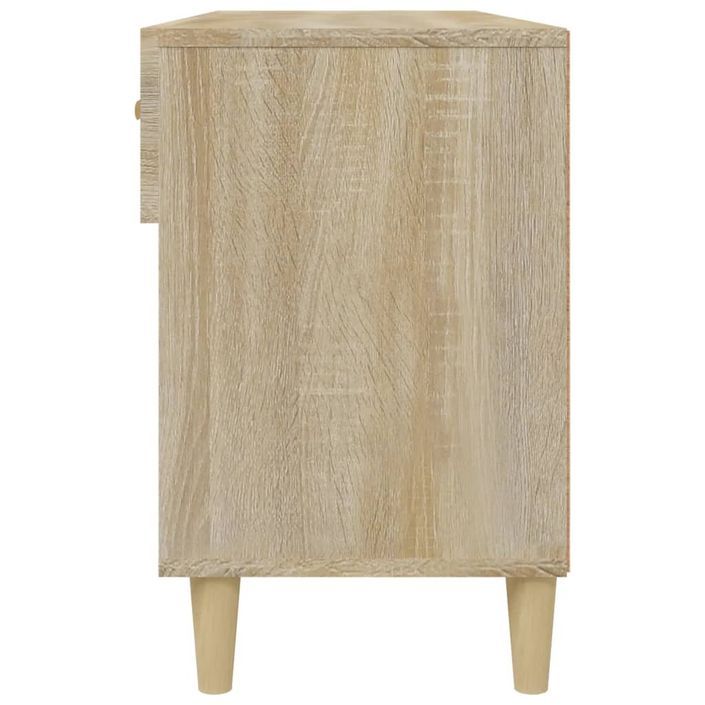 Armoire à chaussures Chêne sonoma 102x35x55cm Bois d'ingénierie - Photo n°8