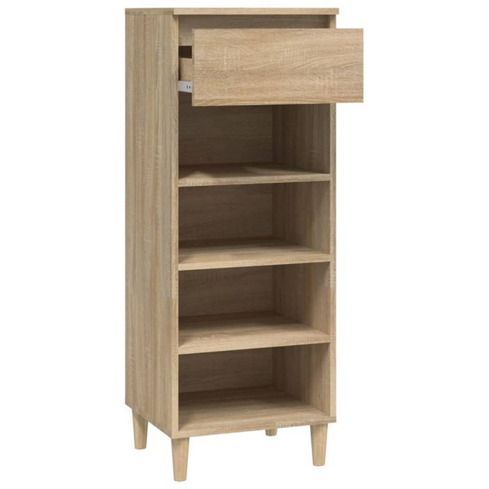 Armoire à chaussures Chêne sonoma 40x36x105cm Bois d'ingénierie - Photo n°4