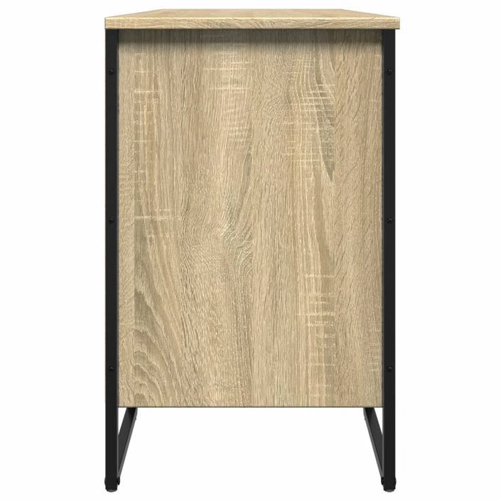 Armoire à chaussures chêne sonoma 90x38x61,5 cm bois ingénierie - Photo n°5