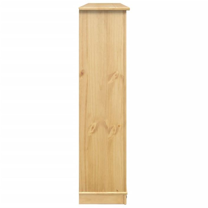 Armoire à chaussures Corona 99x32x124,5 cm bois de pin massif - Photo n°5