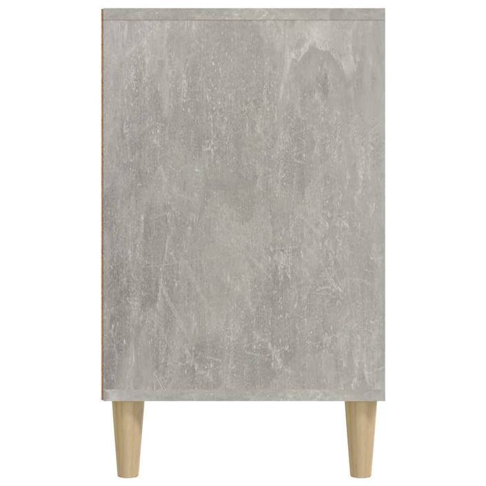 Armoire à chaussures Gris béton 102x36x60 cm Bois d'ingénierie - Photo n°6