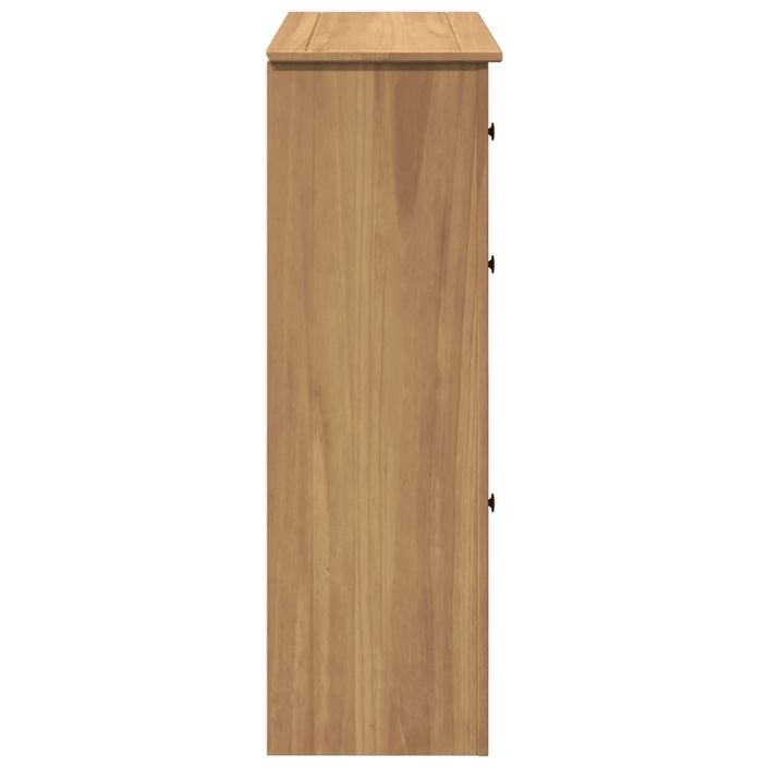 Armoire à chaussures Panama 80x35x105 cm bois de pin massif - Photo n°6