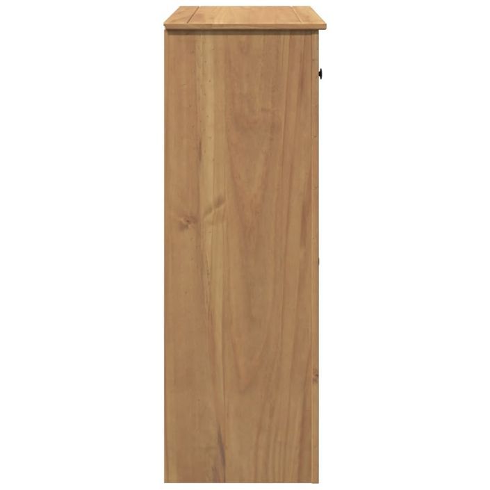 Armoire à chaussures Panama 80x40x114 cm bois de pin massif - Photo n°6