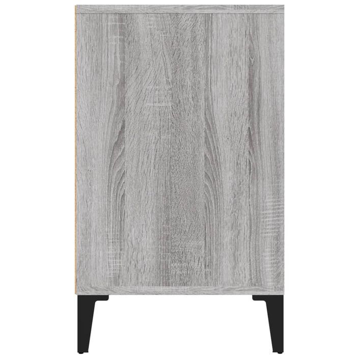 Armoire à chaussures Sonoma gris 102x36x60 cm Bois d'ingénierie - Photo n°6