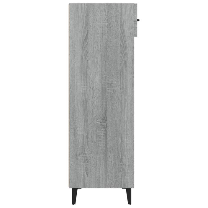 Armoire à chaussures Sonoma gris 60x35x105 cm Bois d'ingénierie - Photo n°6