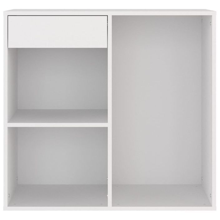 Armoire à cosmétiques Blanc 80x40x75 cm Bois d'ingénierie - Photo n°5