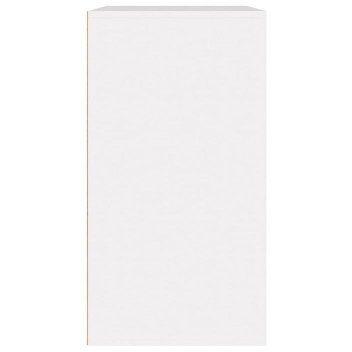 Armoire à cosmétiques Blanc 80x40x75 cm Bois d'ingénierie - Photo n°7