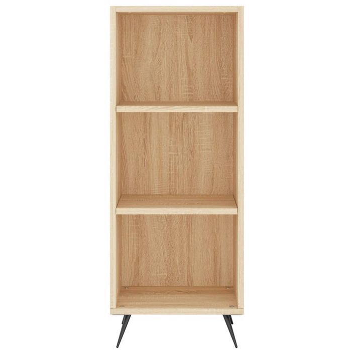 Armoire à étagères chêne sonoma 34,5x32,5x90 cm bois ingénierie - Photo n°4