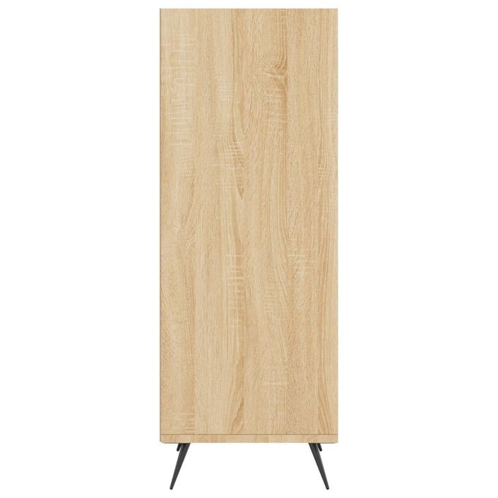 Armoire à étagères chêne sonoma 34,5x32,5x90 cm bois ingénierie - Photo n°5