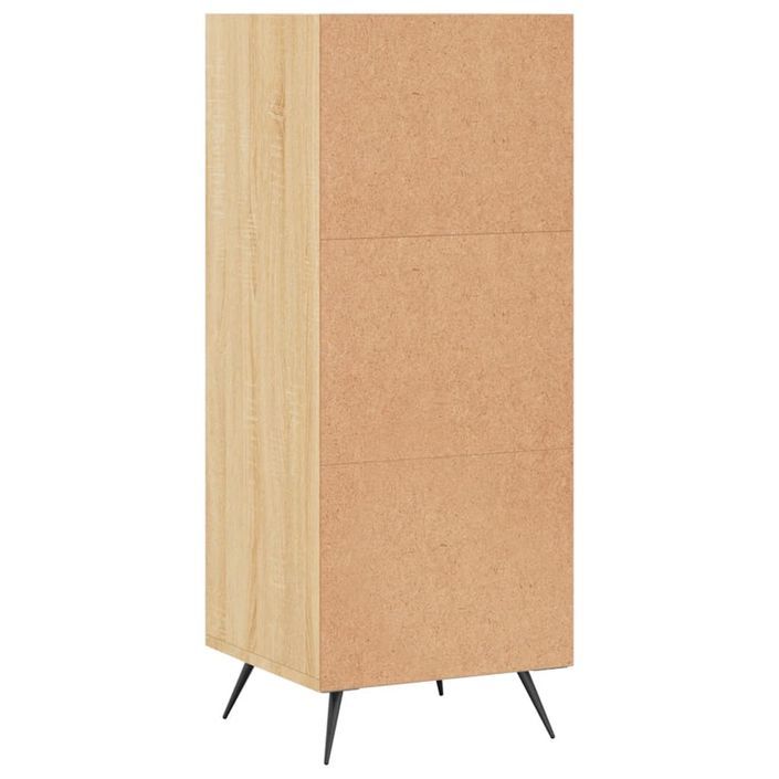 Armoire à étagères chêne sonoma 34,5x32,5x90 cm bois ingénierie - Photo n°6