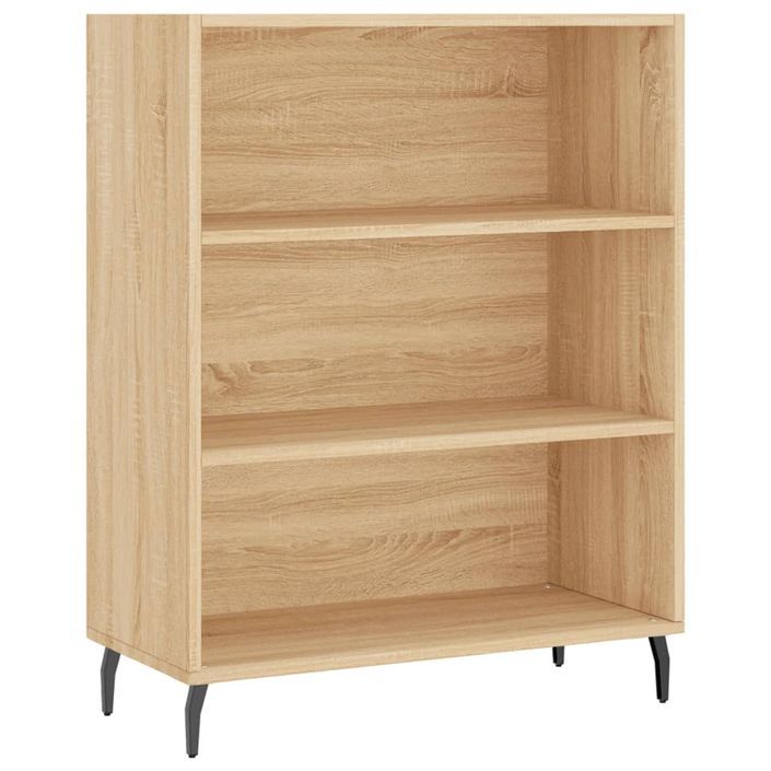 Armoire à étagères chêne sonoma 69,5x32,5x90 cm bois ingénierie - Photo n°1